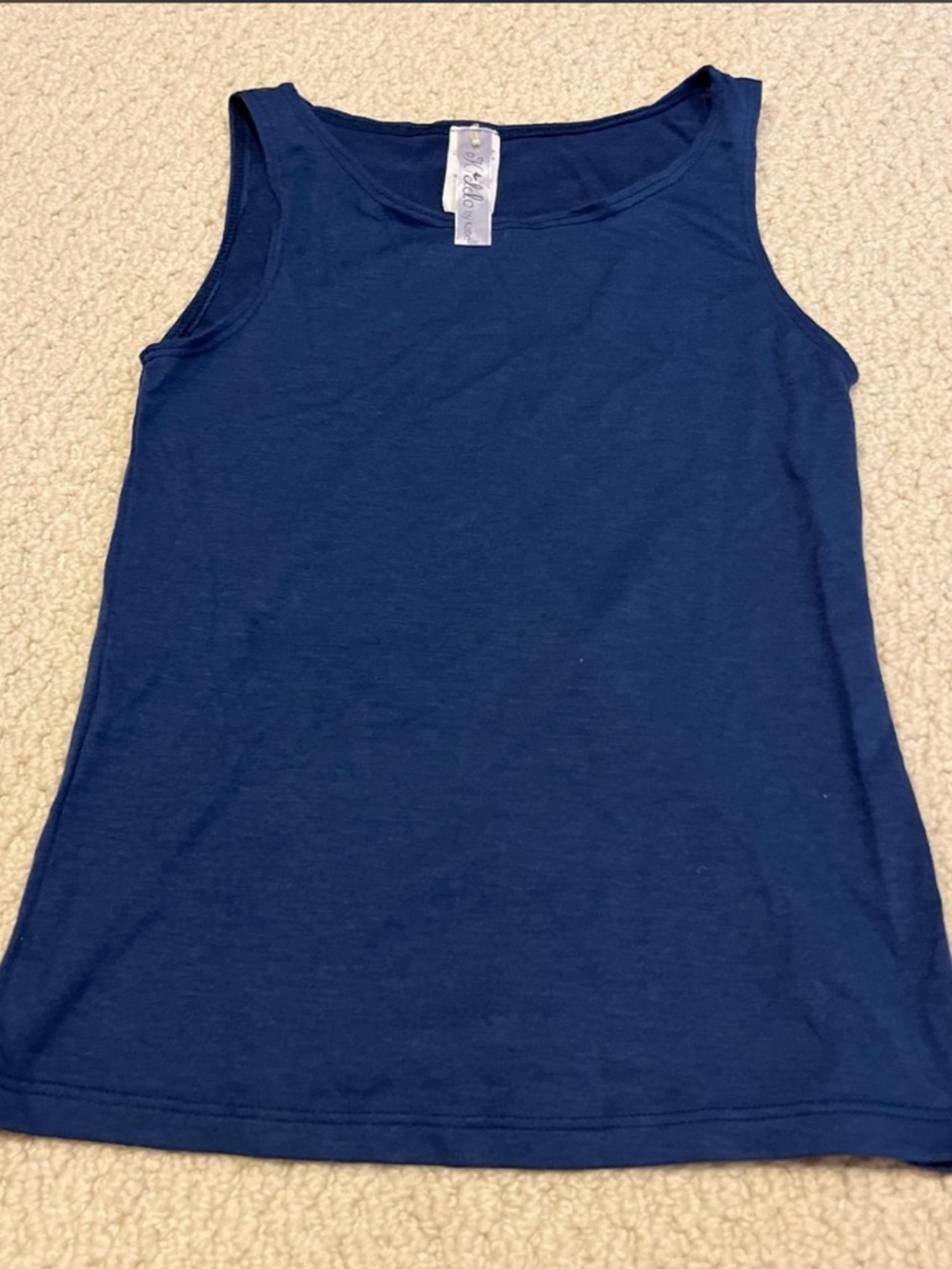 navy blue tank top